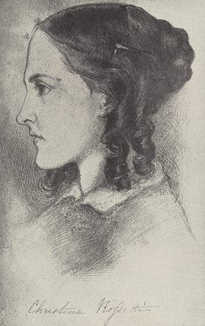 Christina Rossetti, englische Dichterin von Dante Gabriel Charles Rossetti